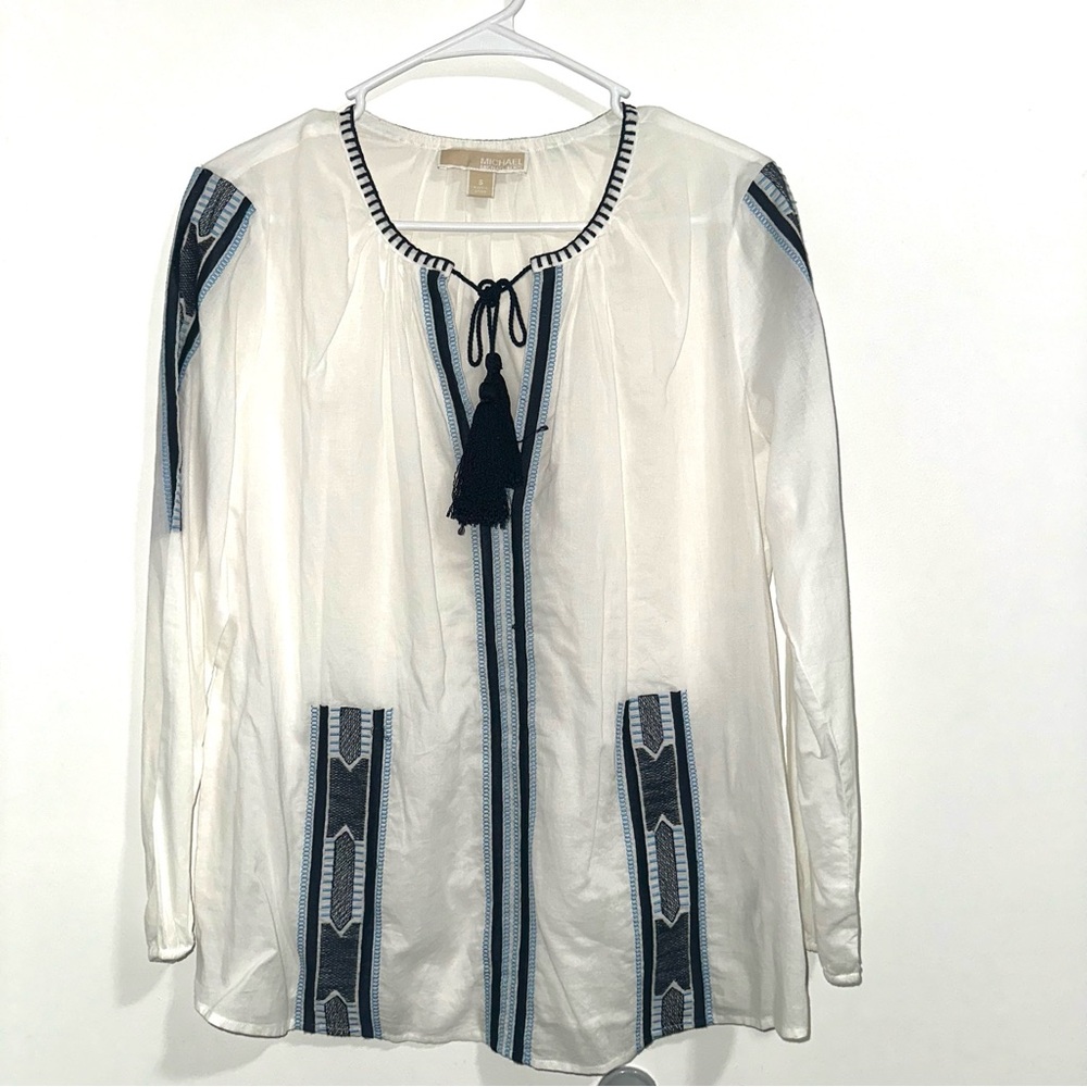 🌷5/$20 Michael Kors Women’s White Sheer Blouse